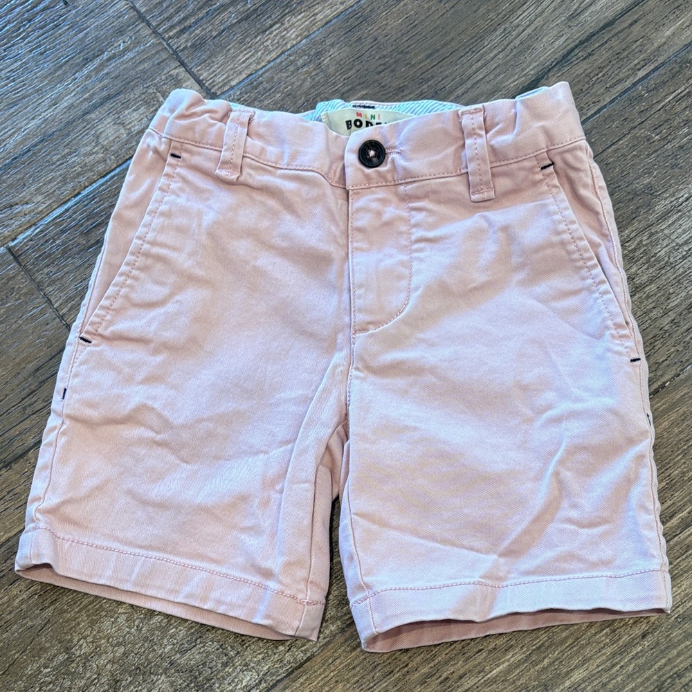 Mini Boden Pink Kids Shorts